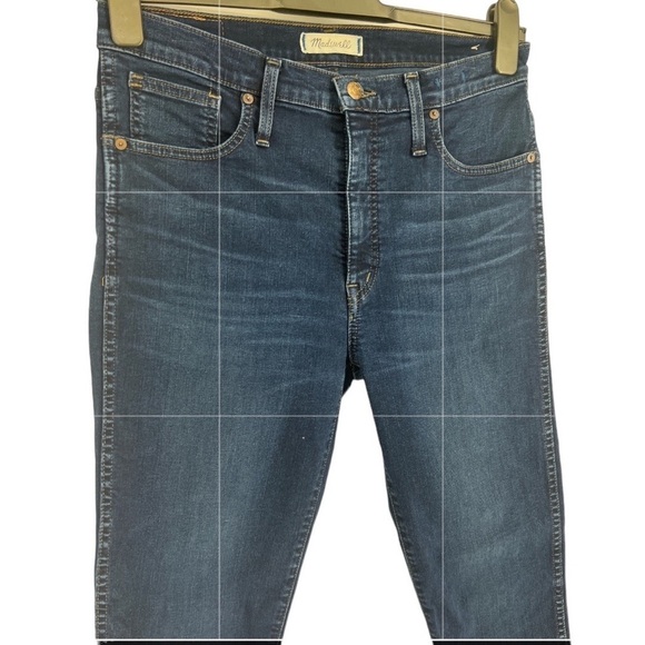 Madewell 10" High-Rise Skinny Jeans in Hayes Wash SZ 30